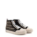 Emanuélle Vee Sneakers Donna Alta con Maxi Swarovski