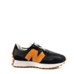 New Balance Sneakers Uomo 327 Nero e Arancio