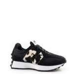 New Balance Sneakers Donna 327 Nera Stampa Mucca