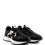 New Balance Sneakers Donna 327 Nera Stampa Mucca