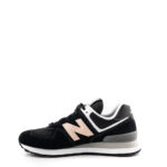 New balance Sneakers Donna 574 Nera Logo Rosa