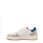 Crime London Sneakers Uomo Timeless Low Top Bianca e Grigia