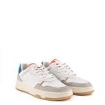 Crime London Sneakers Uomo Timeless Low Top Bianca e Grigia