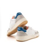 Crime London Sneakers Uomo Timeless Low Top Bianca e Grigia