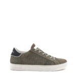 Crime London Sneakers Uomo Low Top Essential in Nabuck Militare