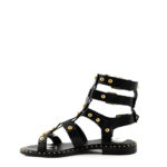 Ash Sandalo Petrus Nero con Borchie Oro
