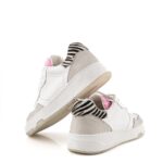 Crime London Sneakers Donna Timeless Low Top Bianca e Zebrata