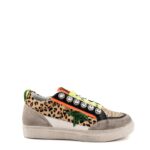 Emanuélle Vee Sneakers Donna Glitter e Animalier Multicolor