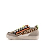 Emanuélle Vee Sneakers Donna Glitter e Animalier Multicolor