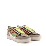 Emanuélle Vee Sneakers Donna Glitter e Animalier Multicolor