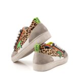 Emanuélle Vee Sneakers Donna Glitter e Animalier Multicolor
