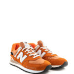 New Balance Sneakers Uomo Modello 574 Arancio