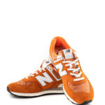 New Balance Sneakers Uomo Modello 574 Arancio