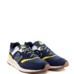 New Balance Sneakers Uomo 997 Blu e Fluo