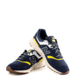 New Balance Sneakers Uomo 997 Blu e Fluo
