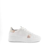 Crime London Sneakers Donna Platform Bianca e Glitter