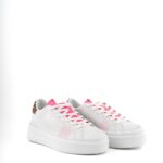 Crime London Sneakers Donna Platform Bianca e Fluo