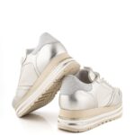Crime London Sneakers Donna Platino con Zeppa