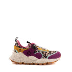 Flower Mountain Sneakers Donna Viola e Leopardato