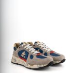 Premiata Sneakers Uomo Mase 5169 Grigio e Azzurro