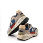 Premiata Sneakers Uomo Mase 5169 Grigio e Azzurro