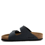 Birkenstock Arizona Uomo In Birko Flor Scamosciato Basalt
