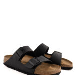 Birkenstock Arizona Unisex In Birko Flor Nero