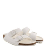 Birkenstock Arizona Donna In Birko Flor Total White