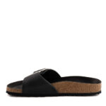 Birkenstock Madrid Big Buckle Donna In Pelle Nera