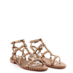 Ash Sandalo Donna Precious Cuoio Con Borchie