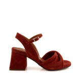 Matteo Pitti Sandalo Donna In Camoscio Rosso