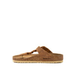 Birkenstock Gizeh Braided Donna In Pelle Oliata Cognac