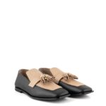 Seboy's Mocassino Donna Bicolore Con Nappe