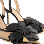 Prosperine Slingback Donna Bicolore Con Fiore