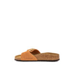 Birkenstock Madrid Big Buckle Donna In Nabuck Pesca