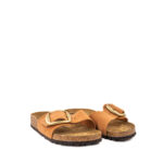 Birkenstock Madrid Big Buckle Donna In Nabuck Pesca