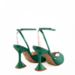 Matteo Pitti sandalo Verde Con Tacco Scultura