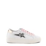 Sun68 Sneakers Donna Bianca Pelle Fondo A Cassetta