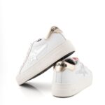 Sun68 Sneakers Donna Bianca Pelle Fondo A Cassetta
