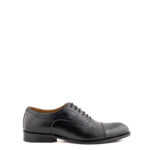 Exton Stringata Uomo In Pelle Nera