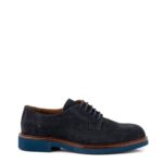Frau Stringata Uomo Camoscio Blu Fondo Micro
