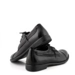 Hundred 100 Stringata Uomo Pelle Nera Con Spunterbo