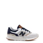 New Balance Sneakers Uomo 997 Bianca Grigia E Blu