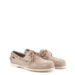 Sebago Docksides Portland Uomo In Camoscio Sabbia