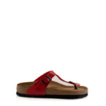 Birkenstock Gizeh Donna Birko Flor Rosso Lucido