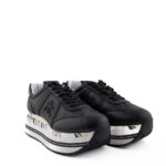 Premiata Sneakers Donna Beth 4039 Pelle Total Black