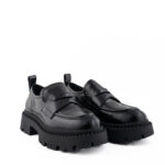 Ash Mocassino Genial Donna Abrasivato Nero