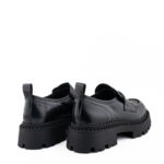 Ash Mocassino Genial Donna Abrasivato Nero