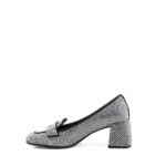 Bibi Lou Scarpa Donna Con Cristalli E Tacco Quadrato