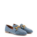 Bibi Lou Mocassino Donna Celeste Con Staffa
